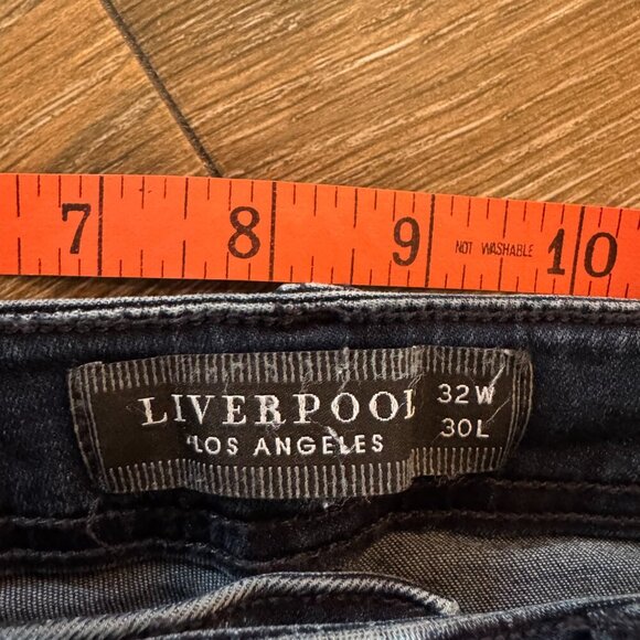 Liverpool Los Angeles Regent Relaxed straight fit men's jeans  32/30 - Picture 5 of 8